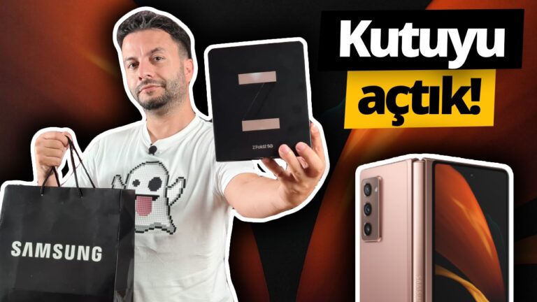 Samsung Galaxy Z Fold2 kutusundan çıkıyor!