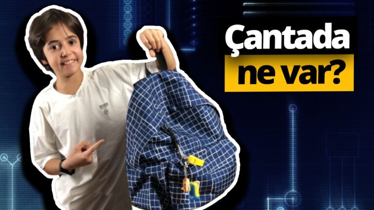 11 yaşındaki teknoloji editörünün çantasında ne var?