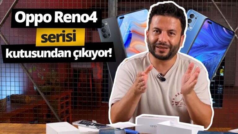 Oppo Reno4 serisi kutusundan çıkıyor!