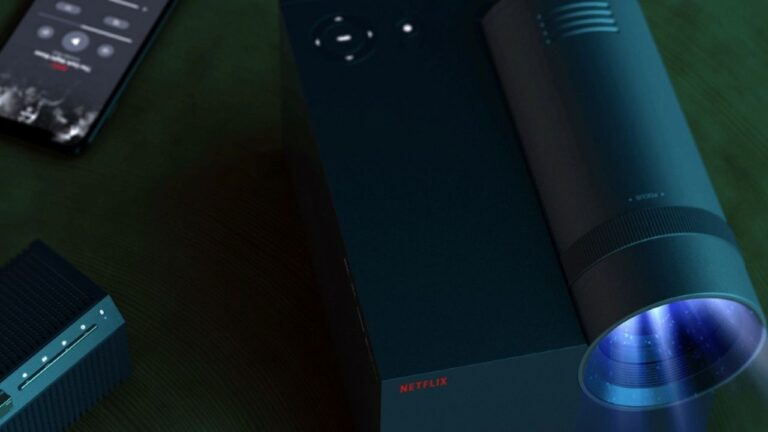 Netflix için yapılan projeksiyon cihazı konsepti