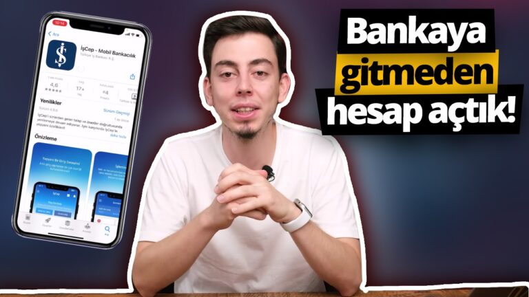Mobilden banka hesabı nasıl açılır?