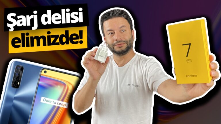 Şarj canavarı realme 7 Pro kutusundan çıkıyor!