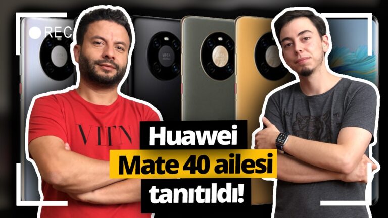 Huawei Mate 40 serisi tanıtıldı! İşte detaylar