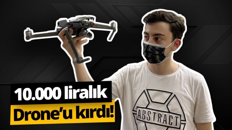 Furkan 10 bin liralık drone’u kırdı! – Neler oldu?