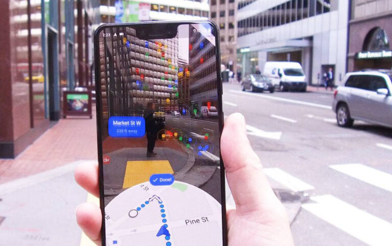 Google haritalar için Live View güncellemesi