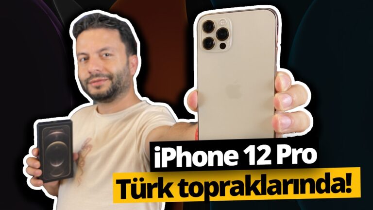 iPhone 12 Pro kutusundan çıkıyor (Video)