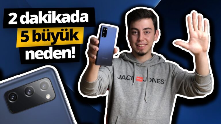 Samsung Galaxy S20 FE satın almak için 5 sebep!