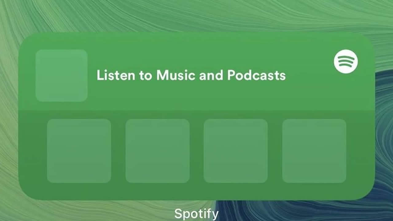 Spotify iOS widget