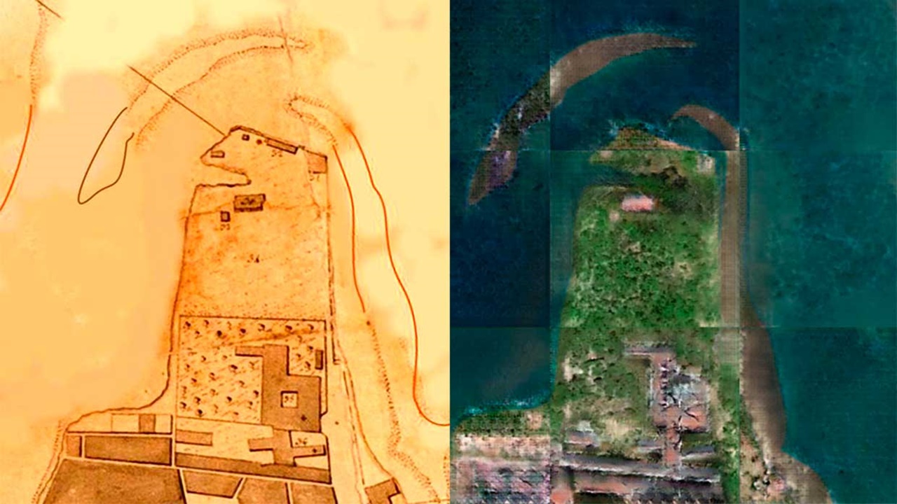 Eski haritalar uydu görüntülerine dönüştürüldü!