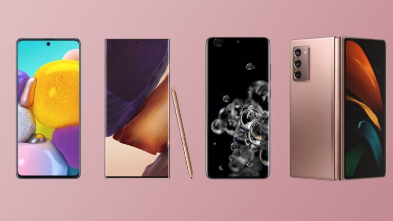 Samsung telefonların evrimi