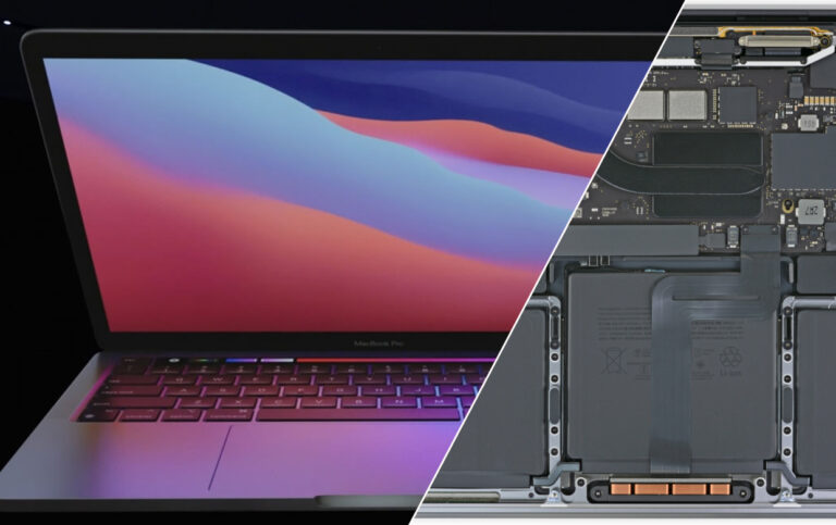 Apple M1 MacBook Pro ve Air parçalarına ayrıldı!