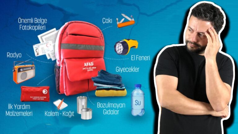 Hayat kurtaran AFAD deprem çantasını inceledik