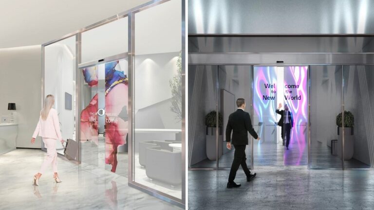 LG OLED ekranlı otomatik kapı geliştiriyor!