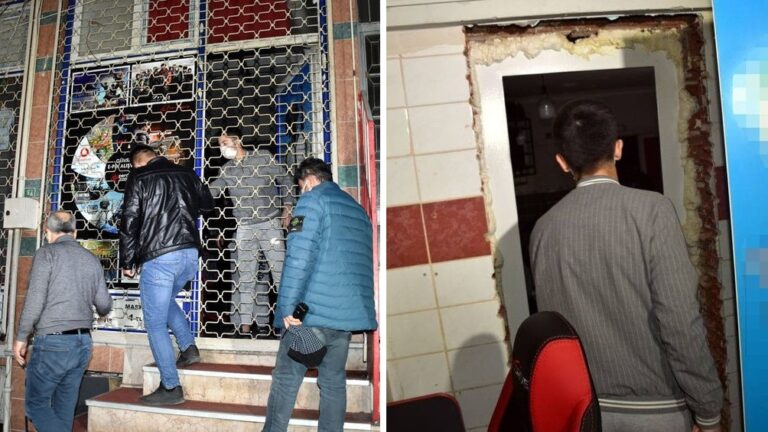 oyun için duvarı deldiler