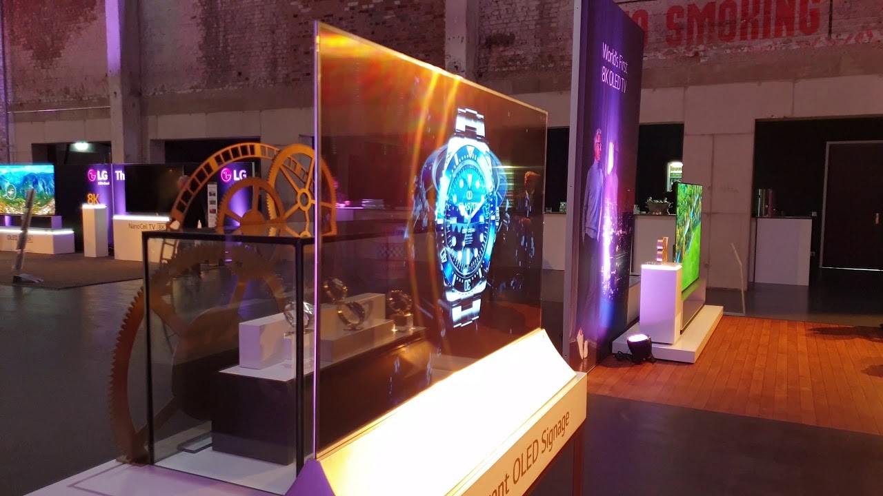 LG şeffaf OLED TV modelini duyurdu