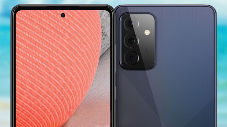 Samsung Galaxy A72 için resmi görsel sızdırıldı