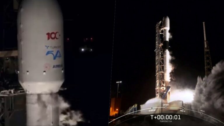 Türksat 5A Uydusu, Falcon 9 roketi ile uzaya fırlatıldı