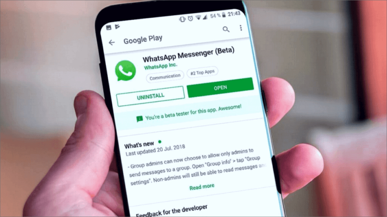 WhatsApp beta sürümünde yeni bir özellik ortaya çıktı