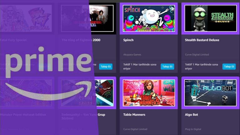 Amazon Prime’da 120 TL’lik 5 oyun ücretsiz oldu