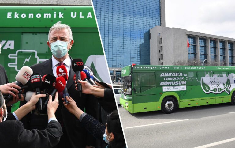 Ankara Büyükşehir’den elektrikli otobüs atılımı