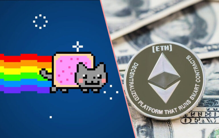nyan cat gif, nyan cat, nyan cat ethereum, nyan cat 300 ethereum, NFT