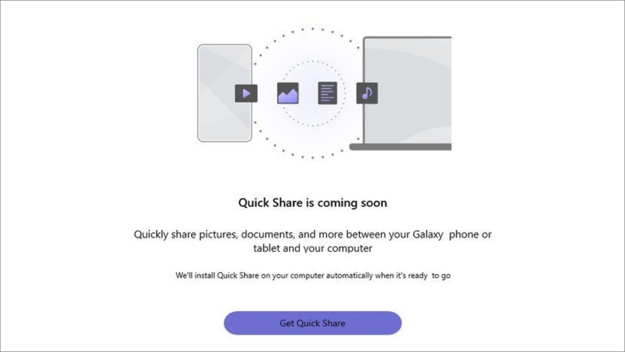 Samsung, Quick Share Windows’a geliyor