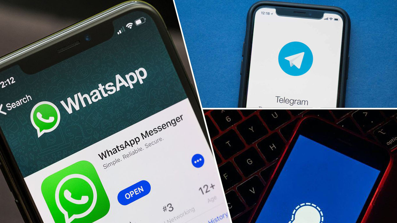 WhatsApp Telegram Signal gizlilik