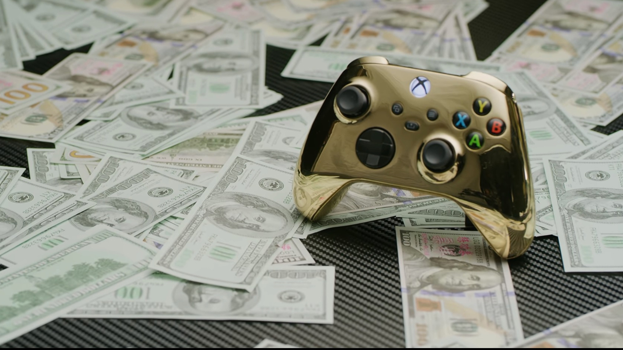 2 buçuk kilogram altın ile üretilen Xbox kontrolcüsü
