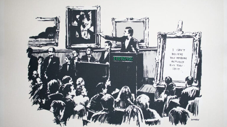 Banksy’nin yakılan eseri dijital varlığa dönüştürüldü