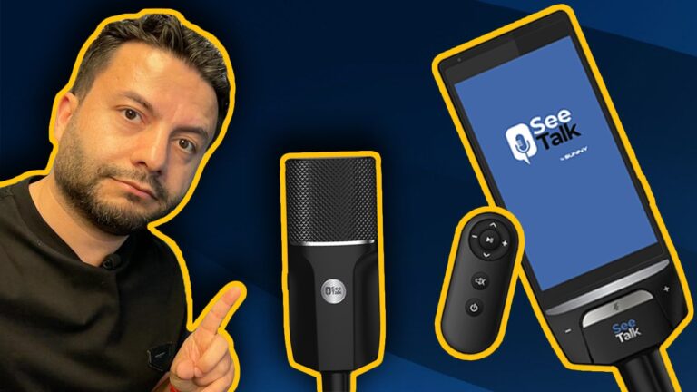 Konuşmanızı size gösteren Sunny SeeTalk mikrofon!