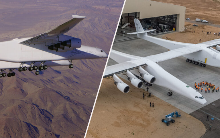 Dünyanın en büyük uçağı yeniden göklerde