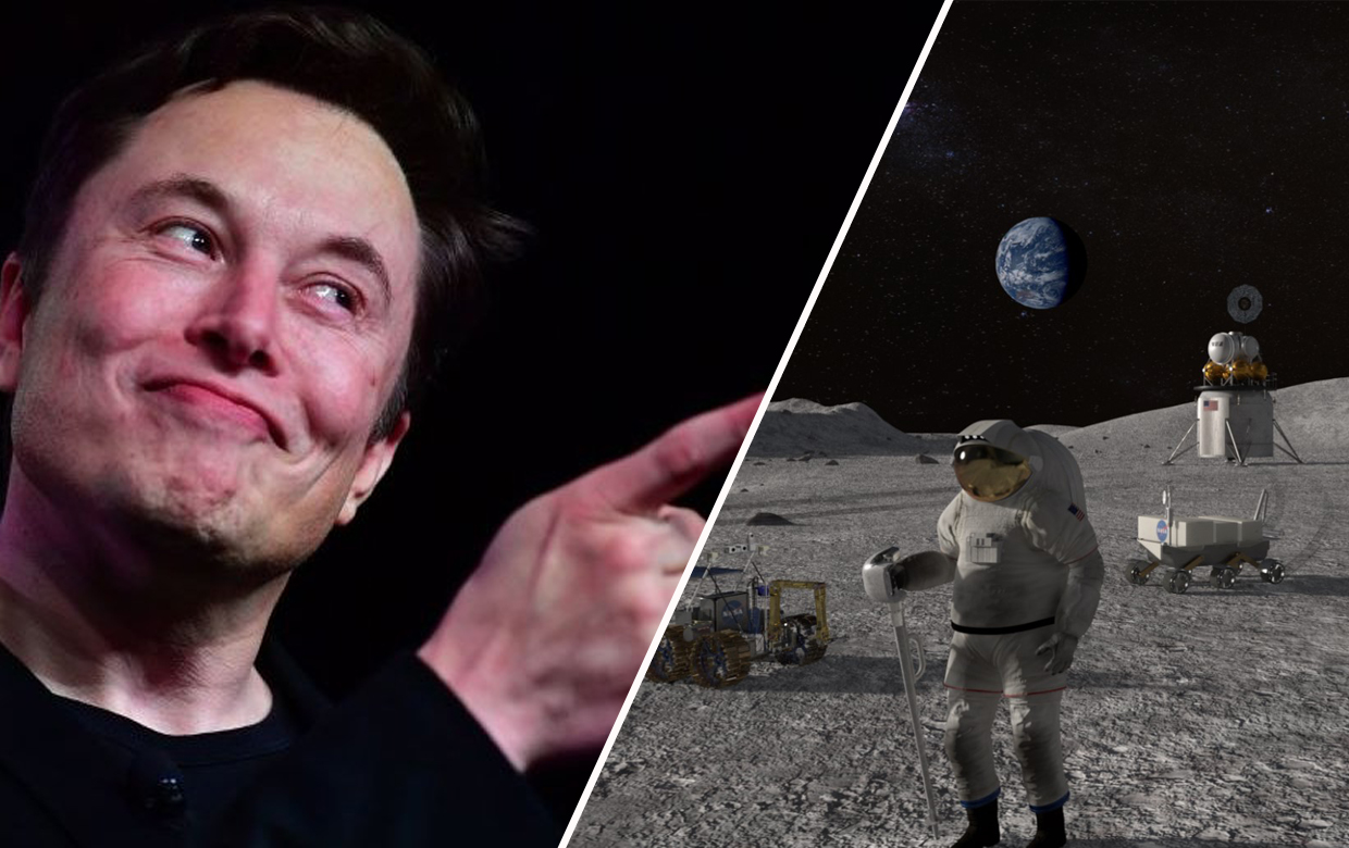 Elon Musk’tan ilginç Ay görevi paylaşımı