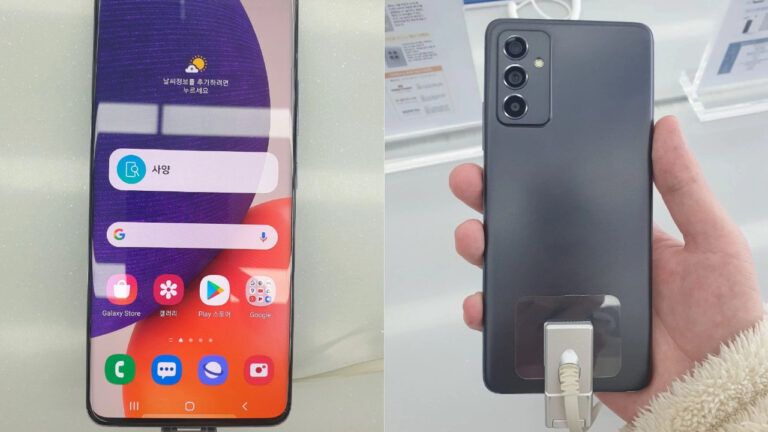 Samsung Galaxy A82 canlı canlı göründü