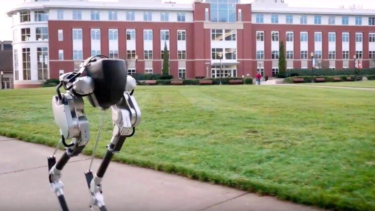 İki ayaklı devekuşu benzeri robot yapıldı