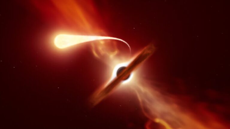 Bir kara delik, yıldızı spagetti gibi yuttu