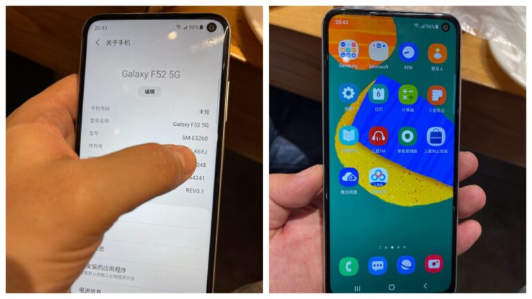 Galaxy F52 5G lansman öncesi kanlı canlı sızdırıldı!