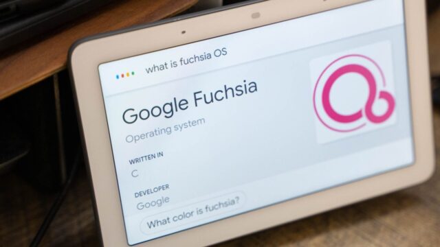 Google işletim sistemi Fuchsia OS
