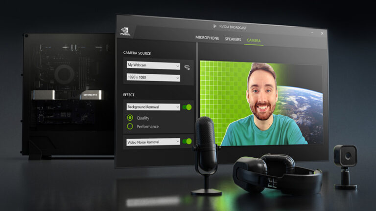 NVIDIA, Broadcast uygulamasını güncelledi