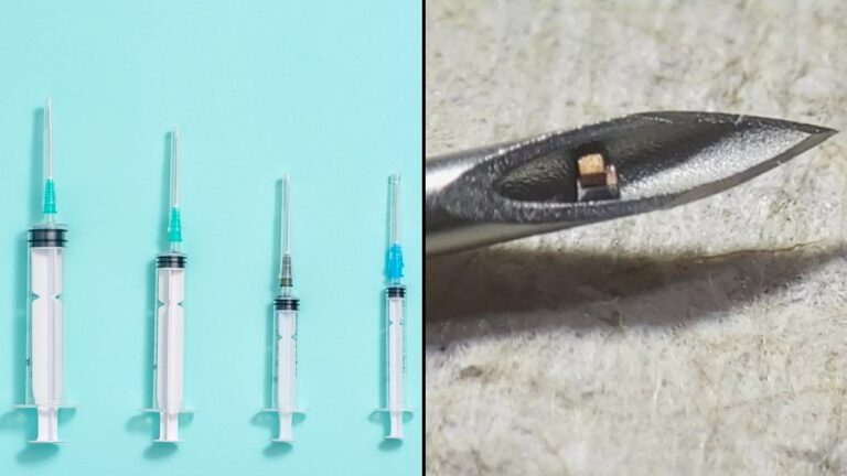 Şırıngayla vücuda enjekte edilebilen çip geliştirildi
