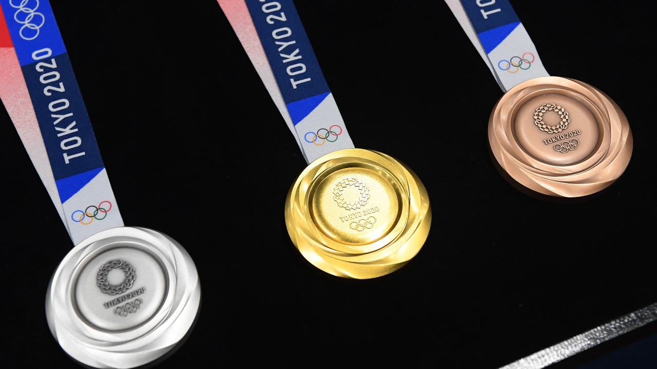 Tokyo Olympics medal.