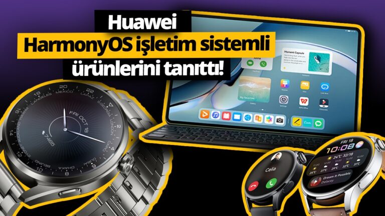 Canlı Yayın: Huawei HarmonyOS ve yeni ürünlerini tanıttı!