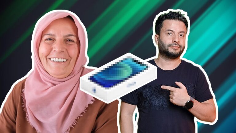 Anneme yeni telefon sürprizi