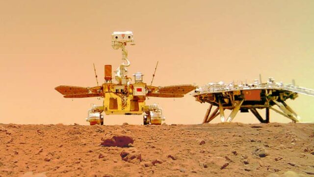 Zhurong gezgininin Mars’a iniş anını gösteren videolar paylaşıldı
