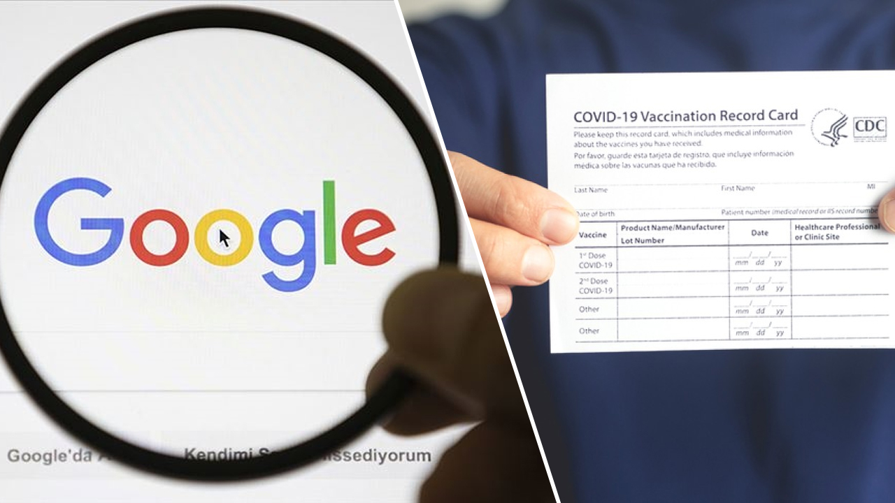 google covid aşı kartı