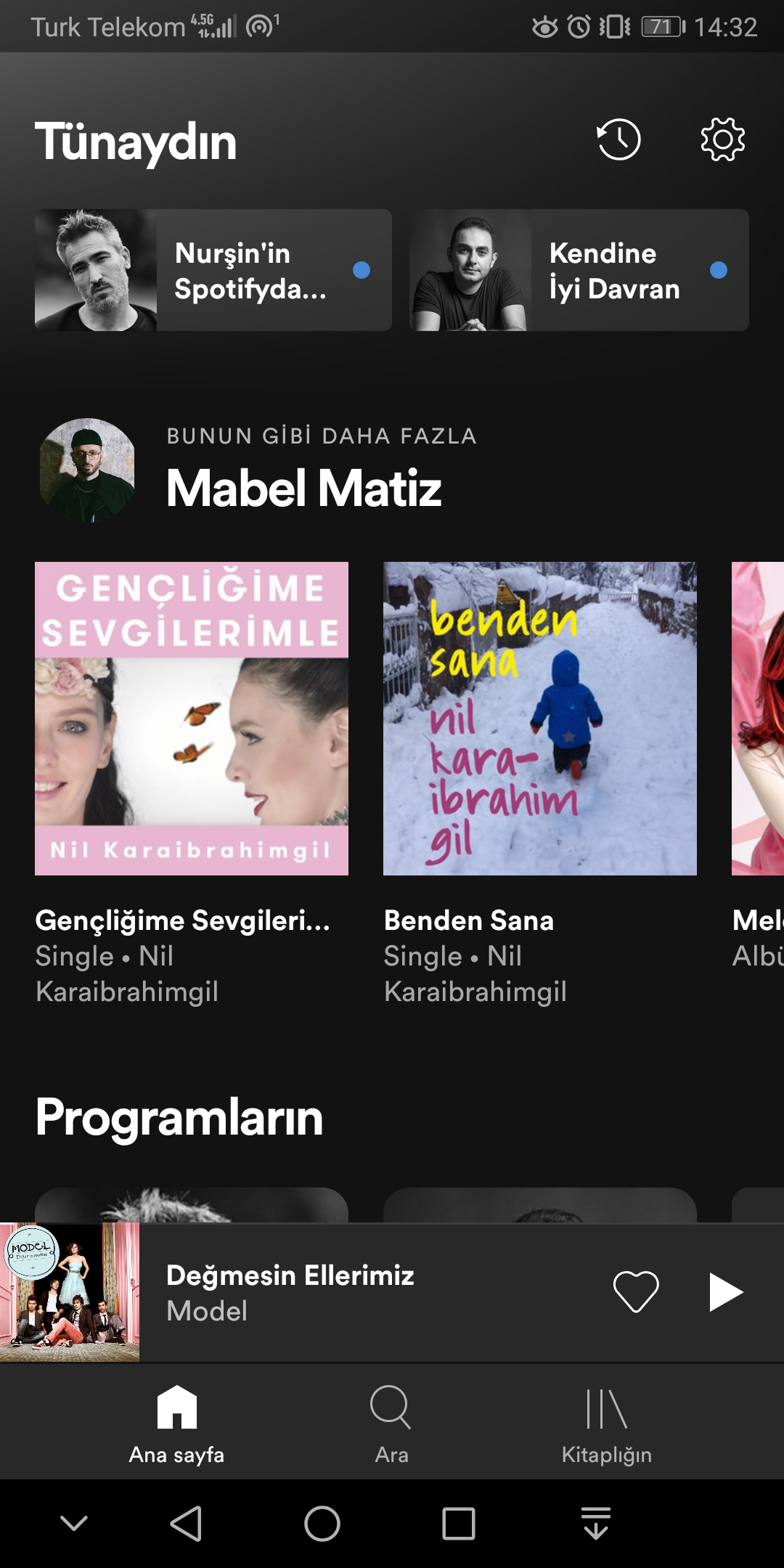 spotify ipuçları