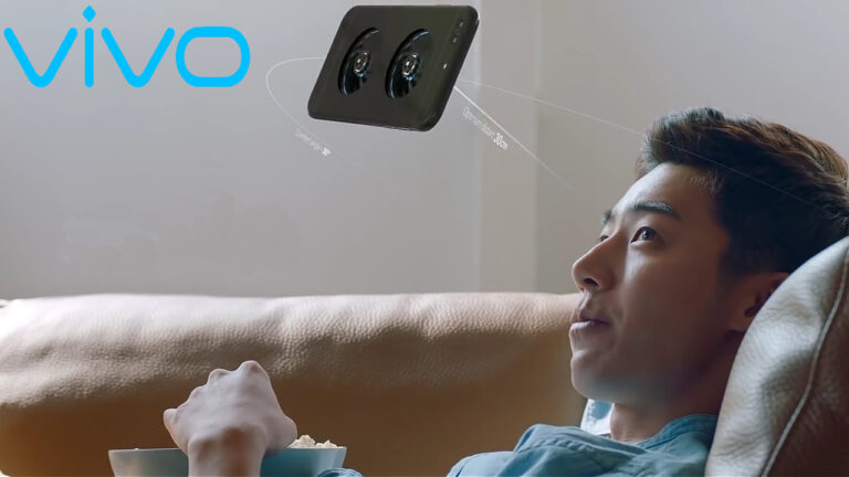 Vivo uçan özçekim kamerası üstünde çalışıyor