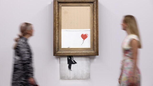 Banksy’nin kendini imha eden sanat eseri, yeniden satışa çıktı!