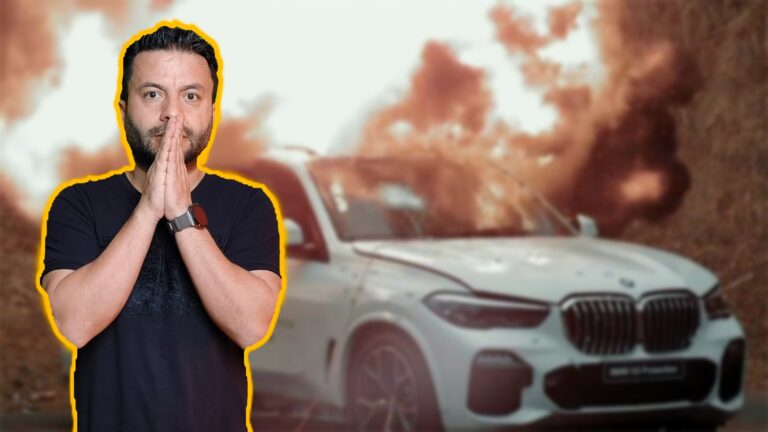 Bomba atılan BMW X5’i yerinde gördük!