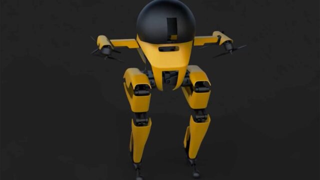 Uçabilen insansı robot tanıtıldı!