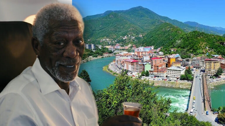 Borçka Belediyesi paylaştı, Morgan Freeman yanlışlıkla TT oldu!